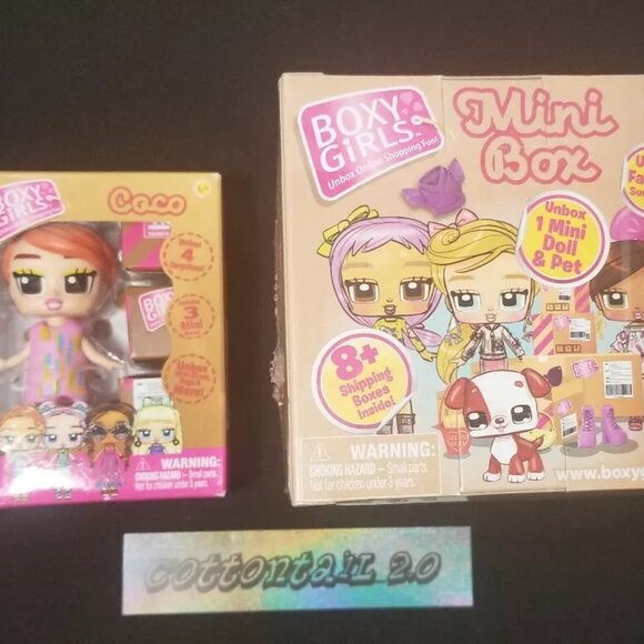 New Mini Boxy Girls Coco & Mini Boxy Girls Mini Box - Sealed Box - Picture 1 of 1